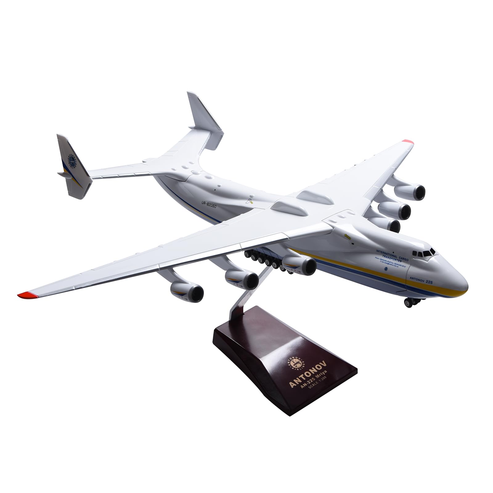 Amazon.co.jp: アントノフ ウクライナ An-225 飛行機モデル 1:200