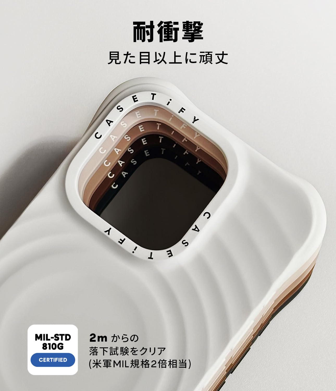 Amazon.co.jp: CASETiFY ウェーブ シリコン iPhone 16 Pro ケース [波