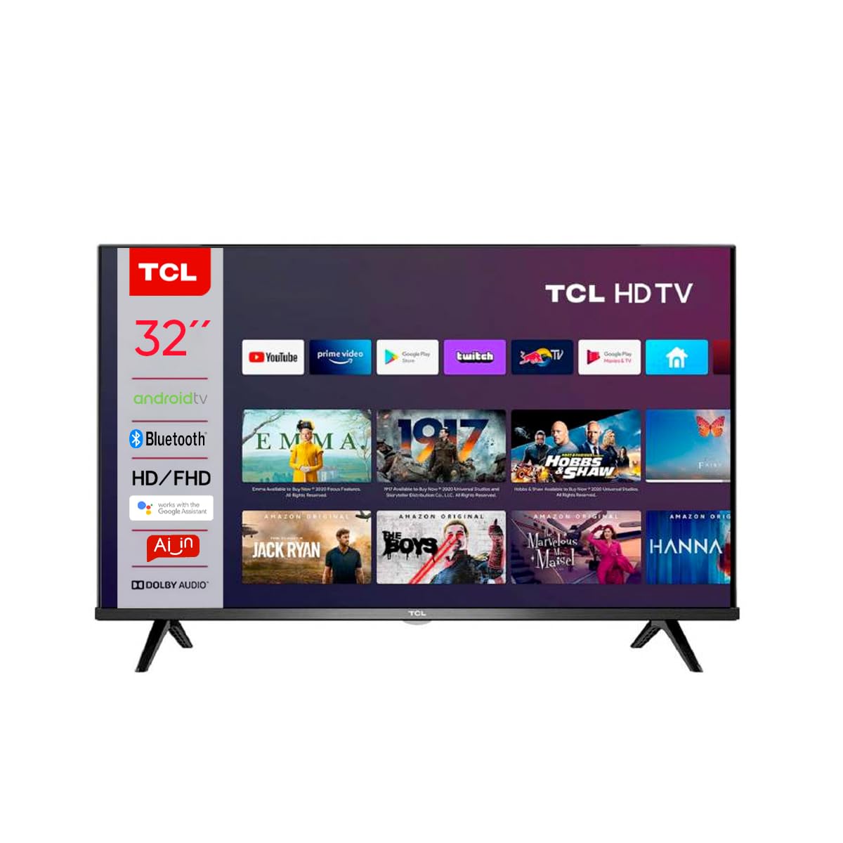 Amazon.com: TCL 32-Inch S21BG Smart Google TV (720p) HD LED HDR10