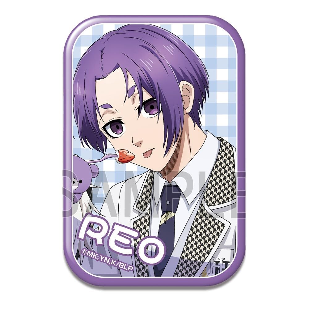 Amazon | ブルーロック 長方形缶バッジ 御影玲王 A BRAN-B001-m08