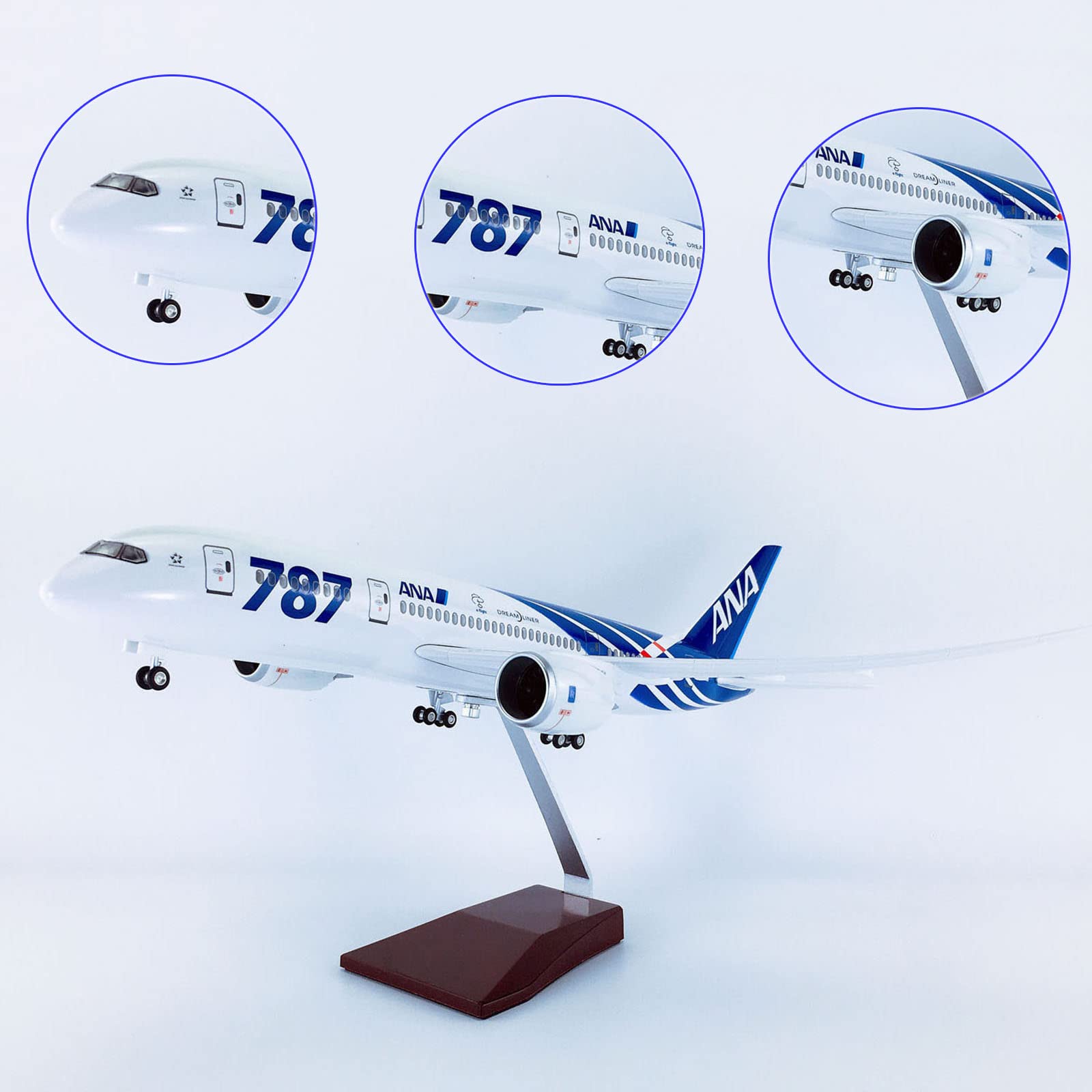 Amazon.co.jp: 16.9 インチ 1:130 モデル ジェット飛行機モデル ANA