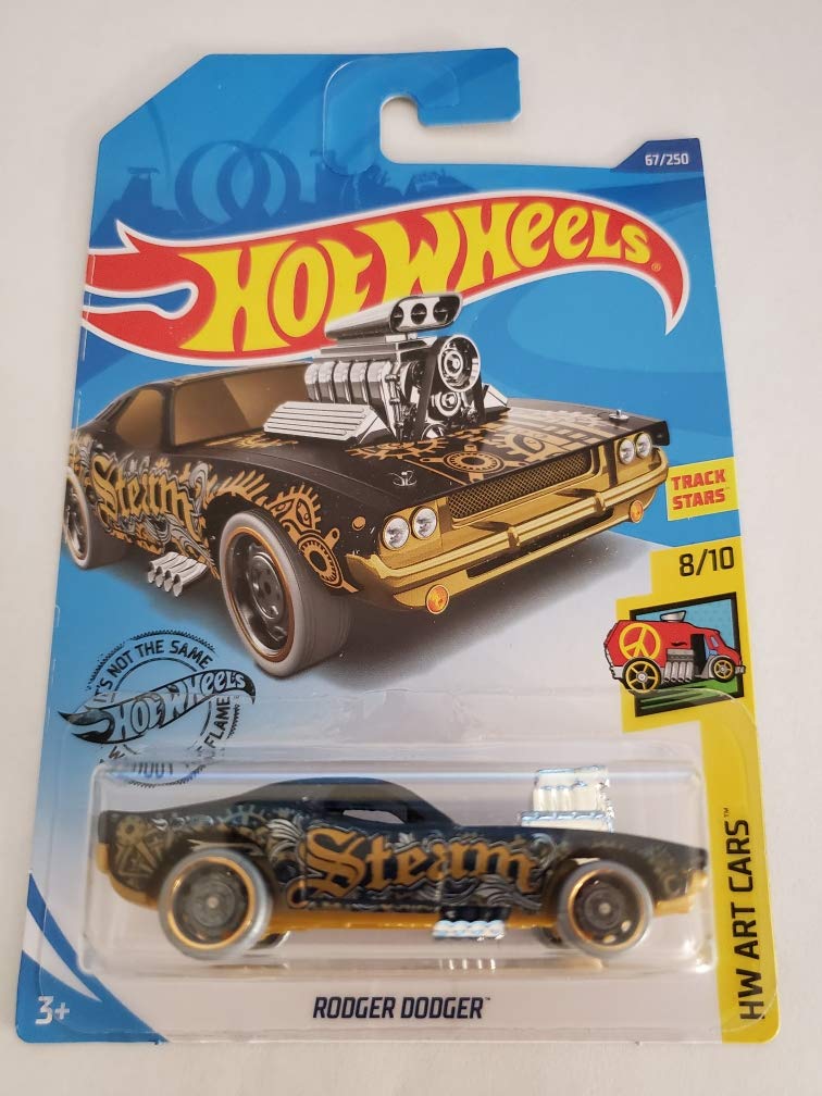 Amazon.com: Hot Wheels 2020 Hw Art Cars Rodger Dodger, Black 67