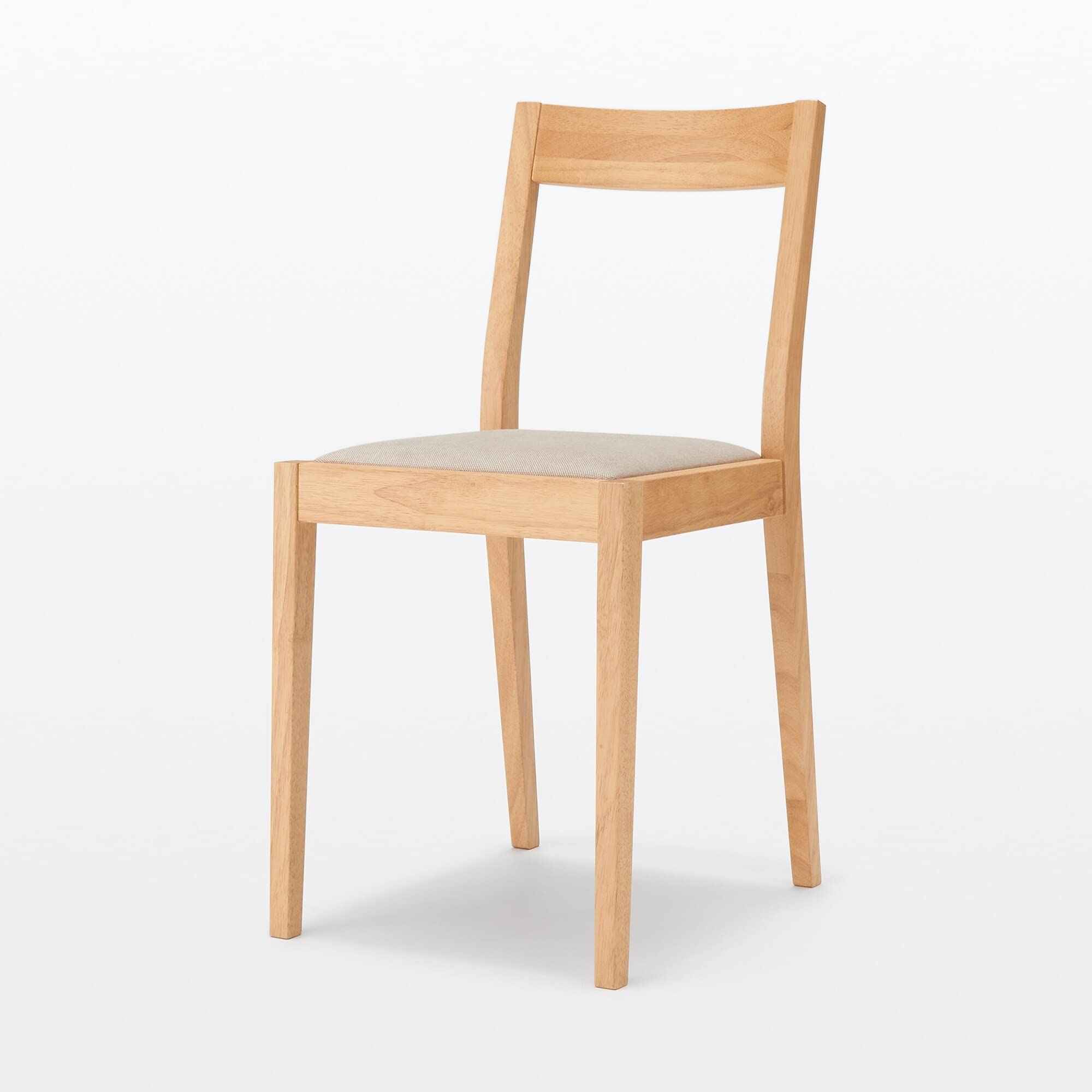 Amazon｜MUJI 無印良品 木製チェア ナチュラル 幅38×奥行48.5×高さ79cm