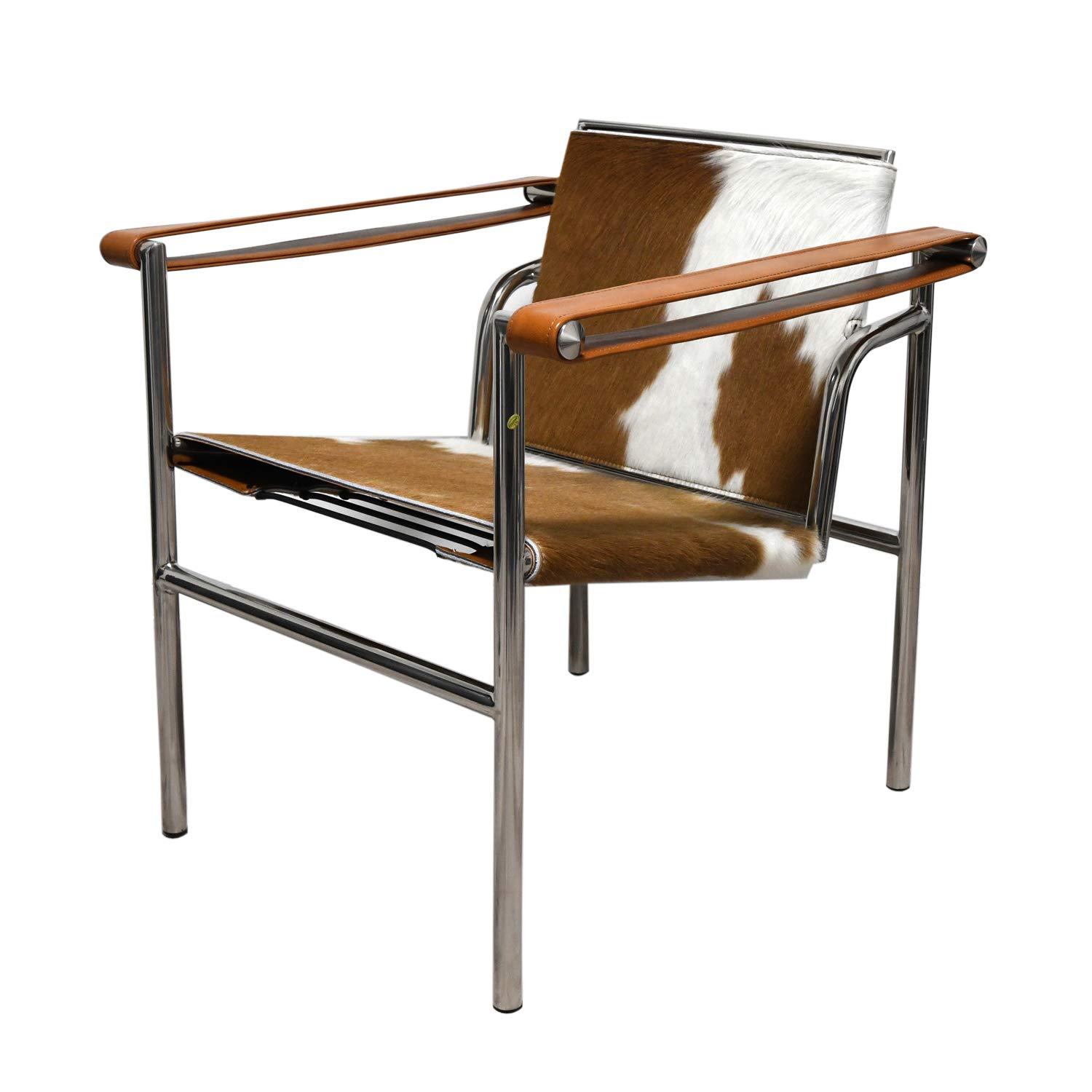 Amazon｜LC1スリングチェア ポニースキン仕様 色ブラウン×ホワイト ル