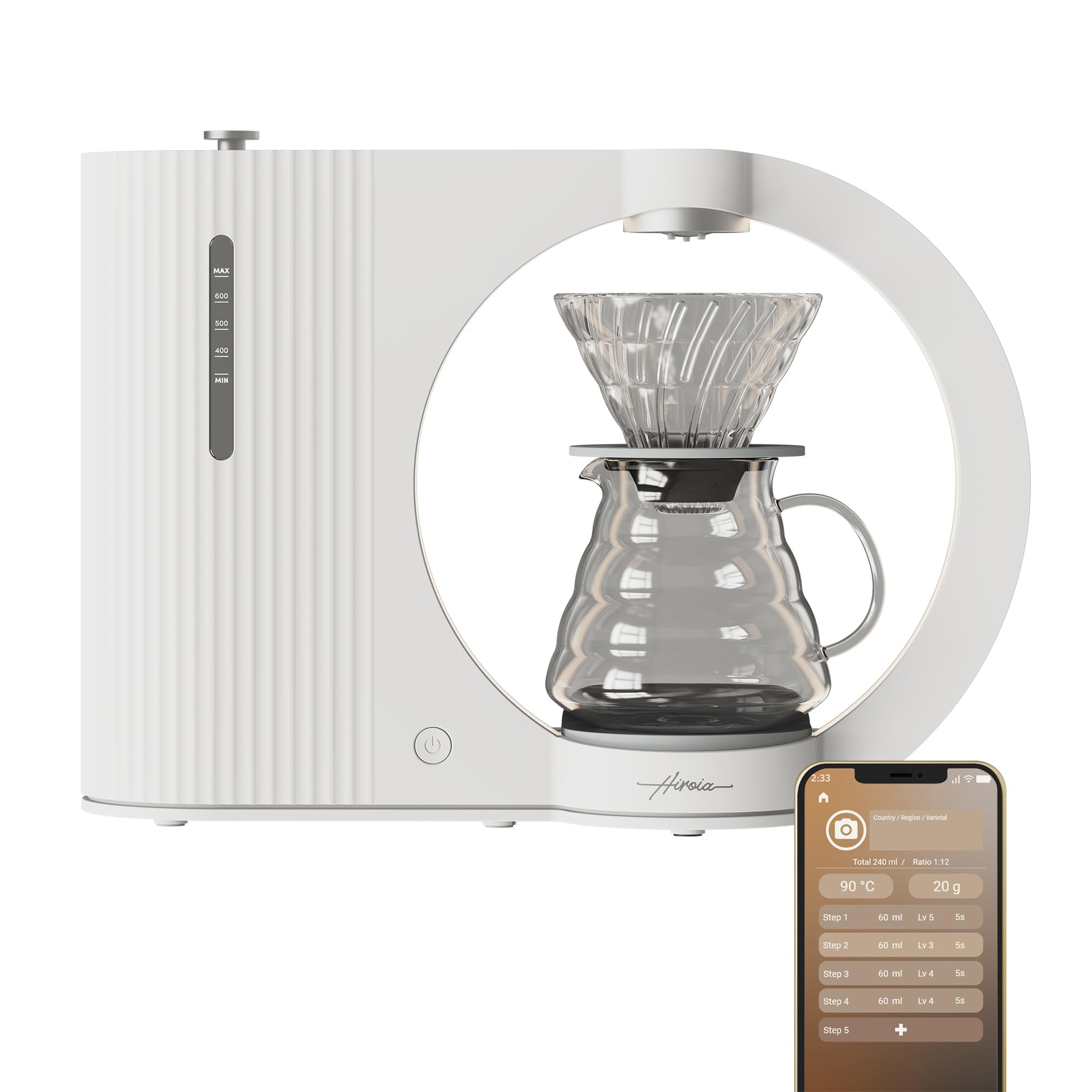 Amazon | Hikaru V60 Smart Brewer コーヒーメーカー | Hiroia