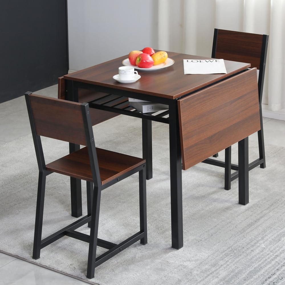 Amazon｜KJUUJE ダイニングセット 3点 ダイニング3点セット 2人掛け