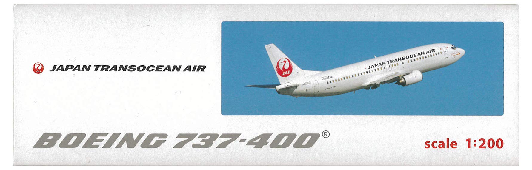 JTA商事 1/200 JAL B747-400 未組立て JTA商事 1/200 JAL B747-400 未