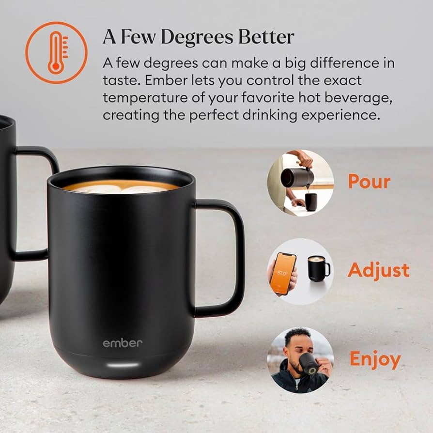 Amazon.com | Ember Temperature Control Smart Mug 2, 10 Oz, App