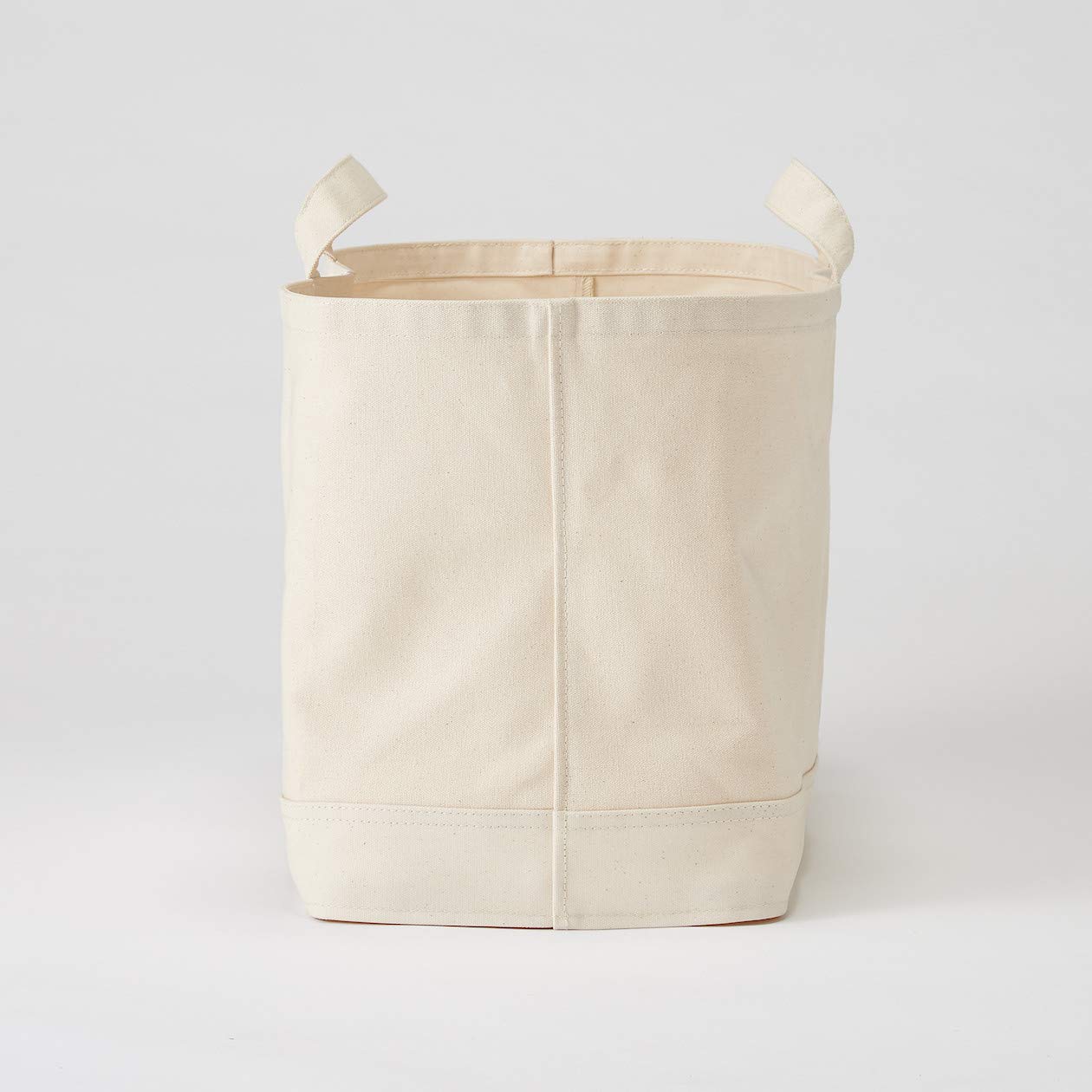 Amazon.co.jp: 無印良品 持ち手付帆布長方形バスケット・特大 約幅52