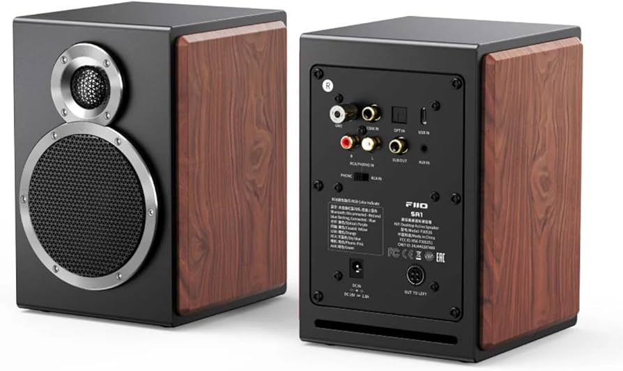 Amazon.com: FiiO SA1 High-Fidelity Desktop Speaker. 31-Band PEQ