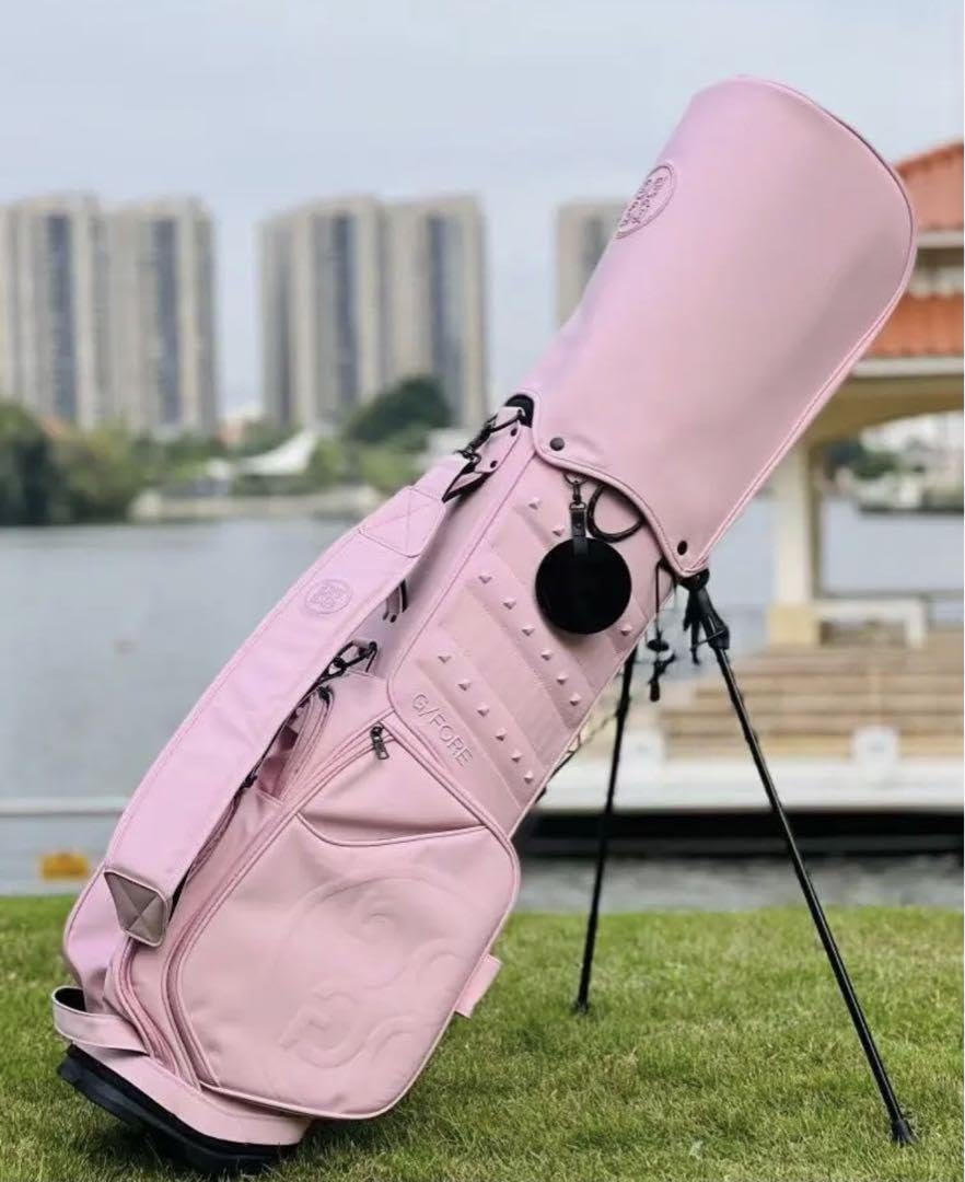 Amazon | ジーフォア レディース キャディバッグ ピンク G/FORE | ノー