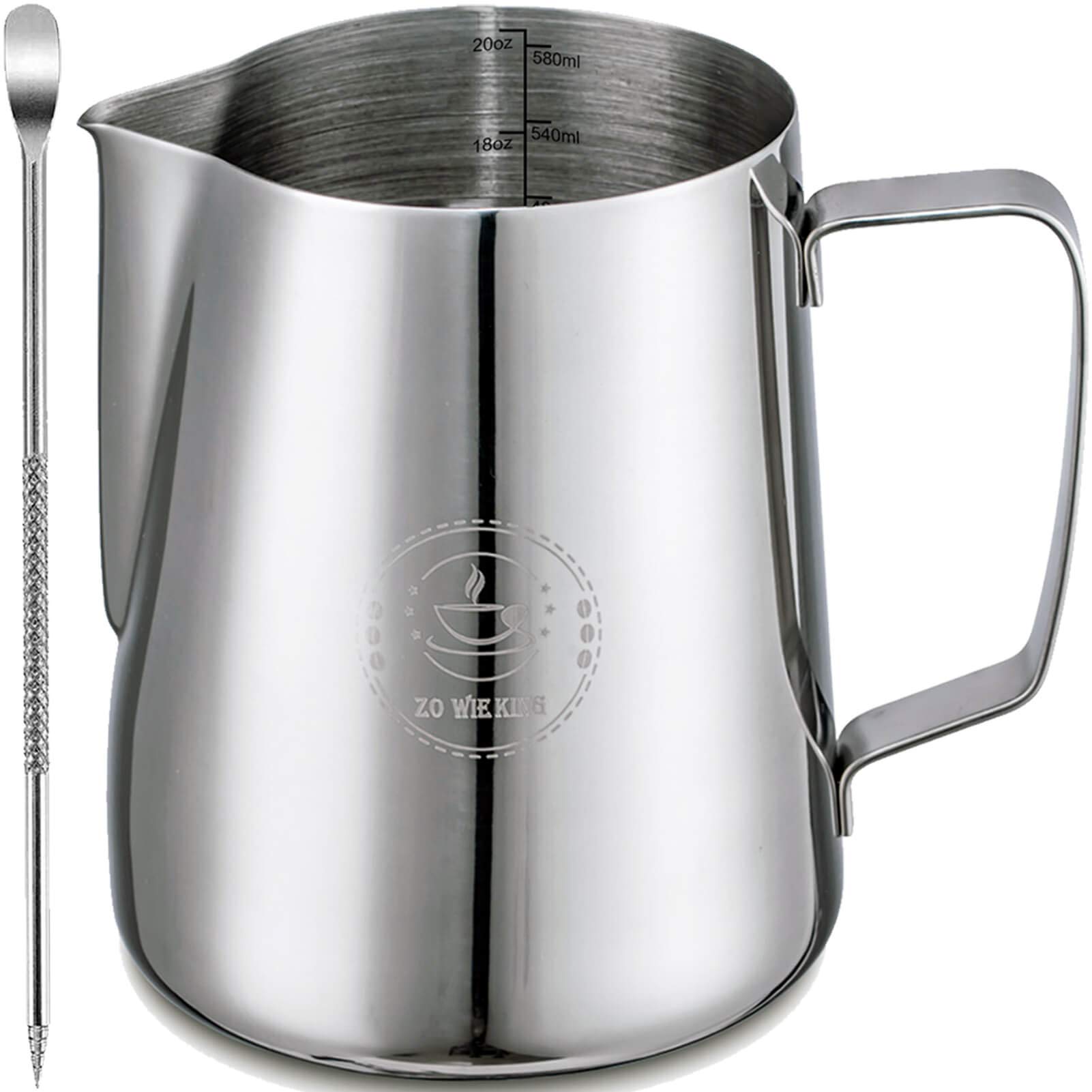 Amazon.com: Milk Frothing Pitcher 20oz,Espresso Steaming Pitchers