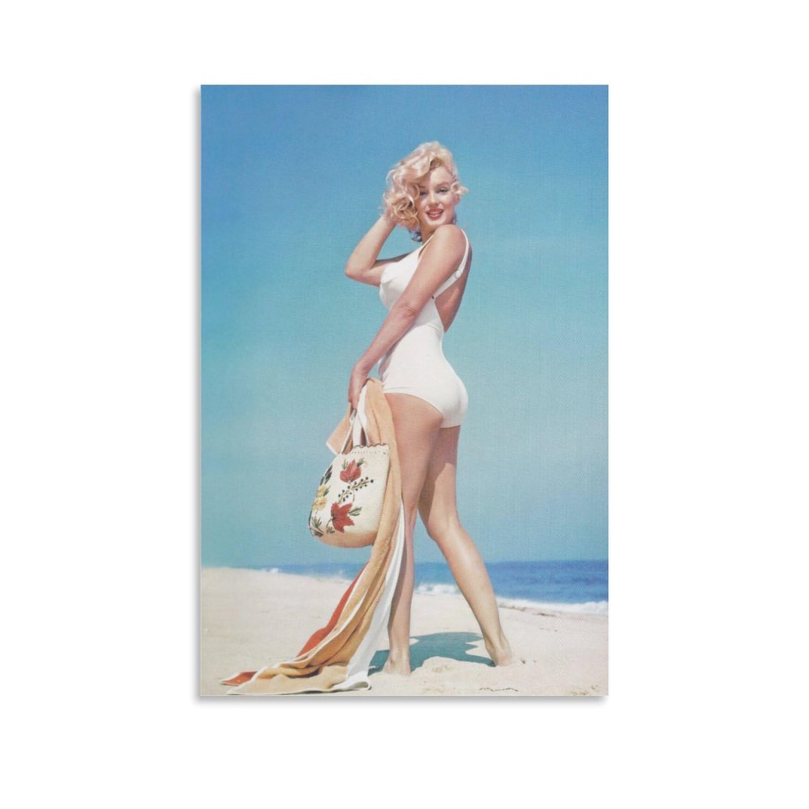 Amazon.co.jp: マリリン・モンロー キャンバスアート ポスター