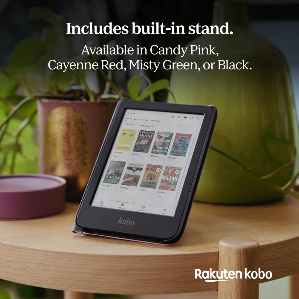 Amazon.com: Kobo Clara Colour/BW SleepCover Case | Cayenne Red