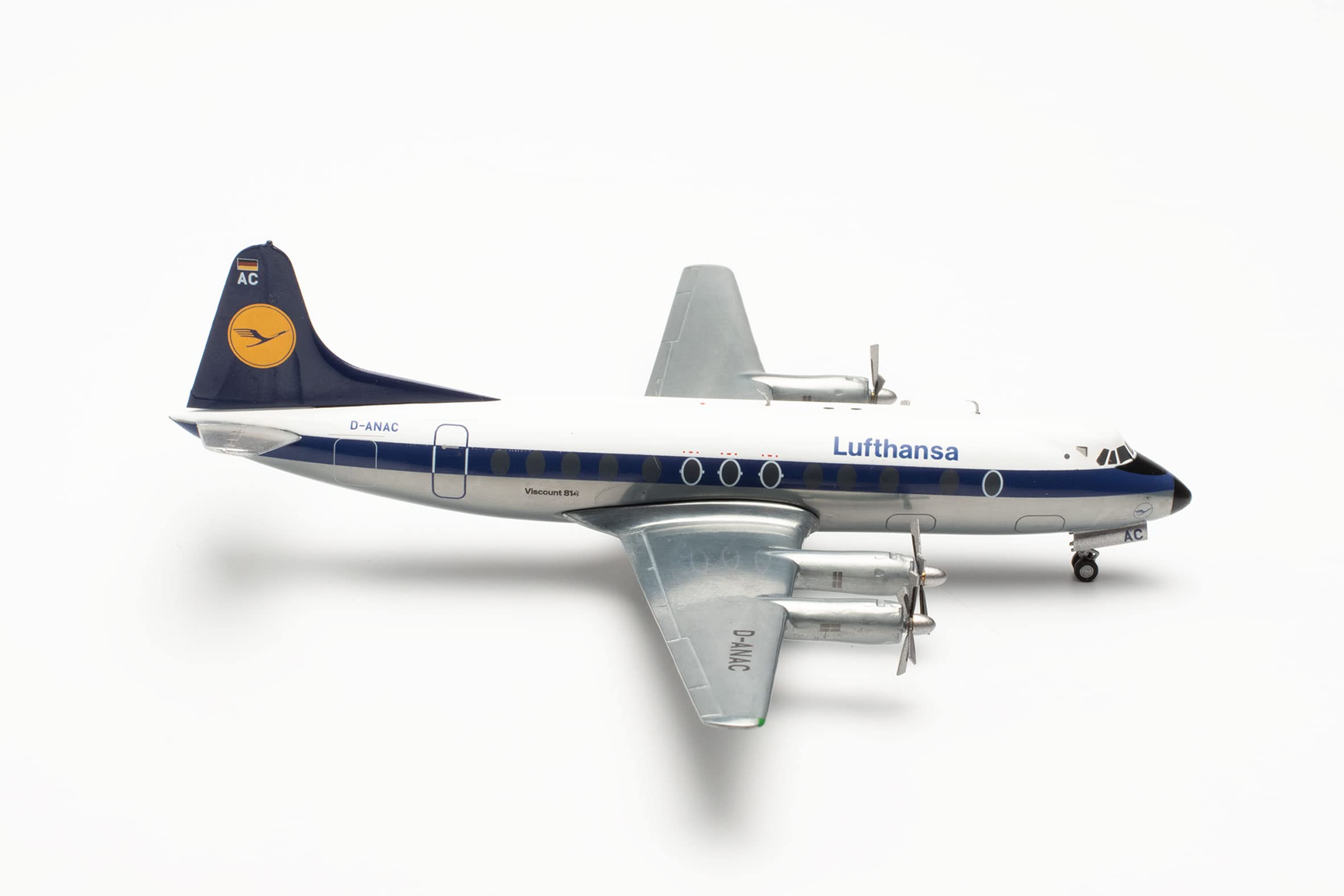 herpa Modellflugzeug Vickers Viscount 800 - Lufthansa Stargazer