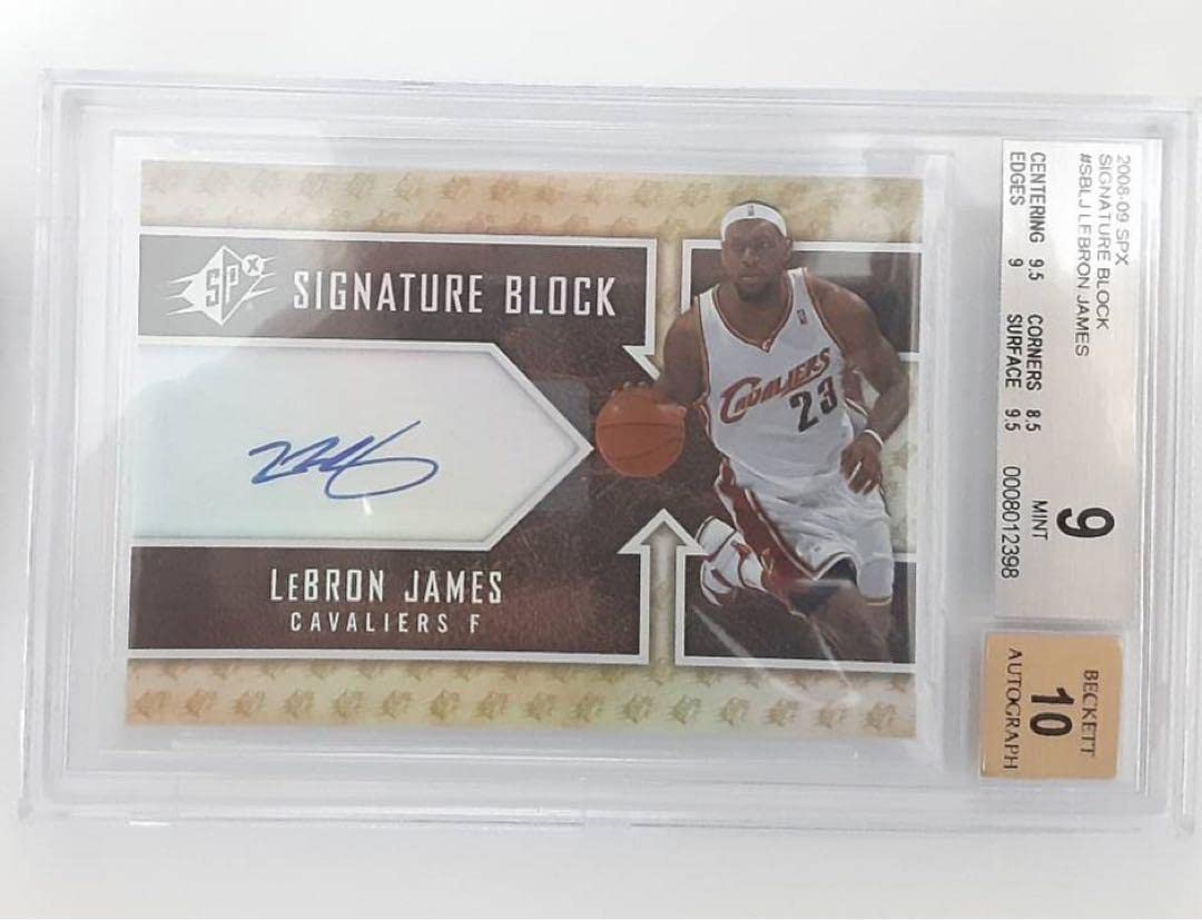 Amazon.co.jp: 激！レブロン ジェームズ 直筆サイン カード : スポーツ