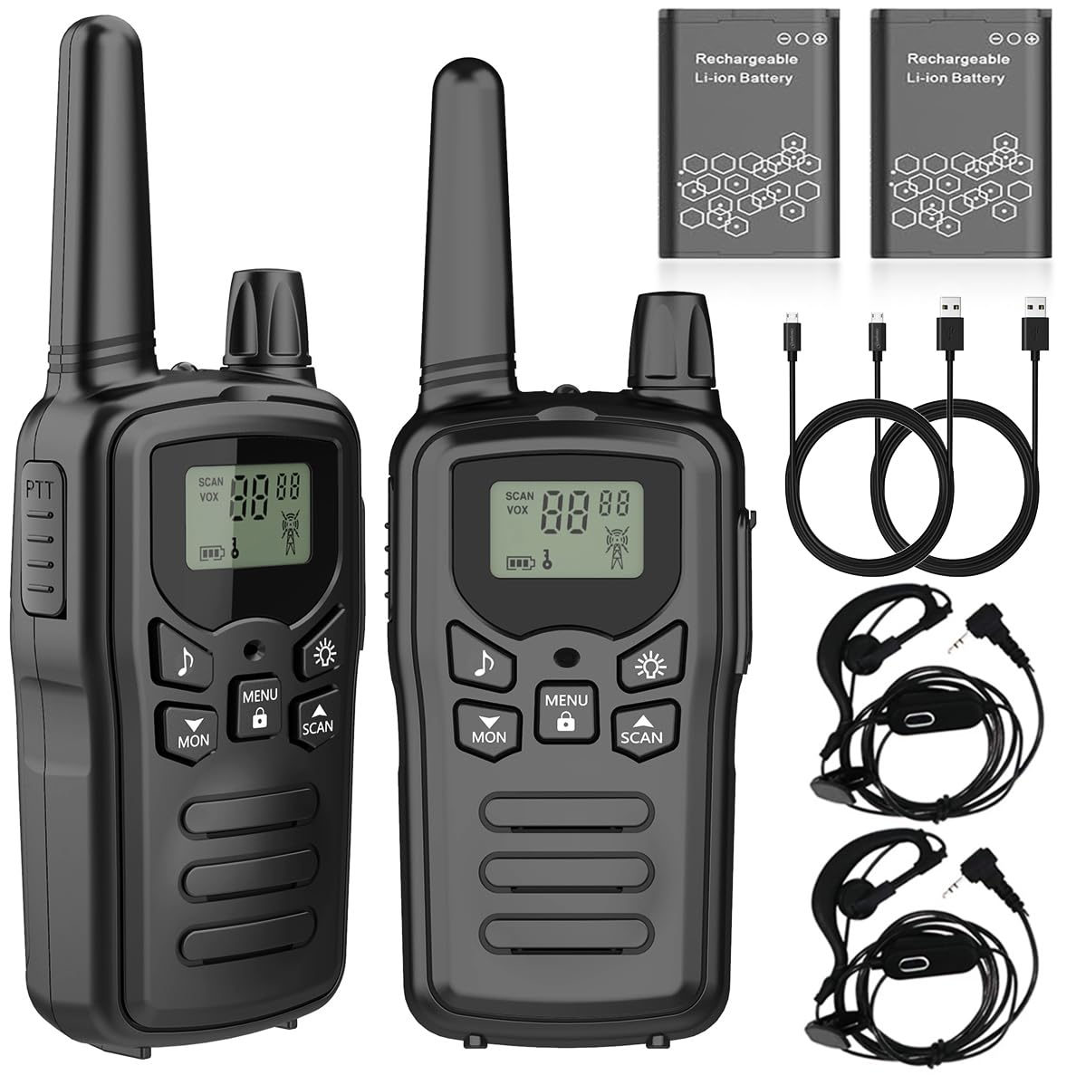 Amazon | トランシーバー 無線機 免許不要 特定小電力 充電式 簡単操作