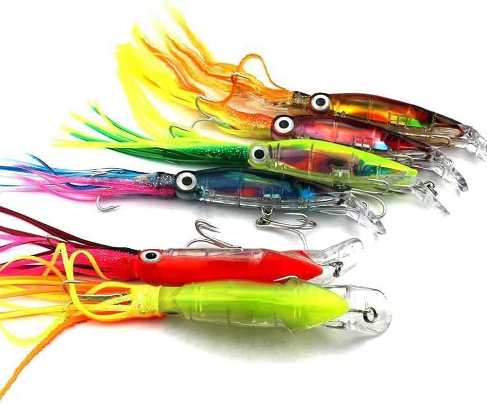 Amazon.co.jp: カジキ イカ 型 ルアー マグロ 6カラー 釣り ルアー