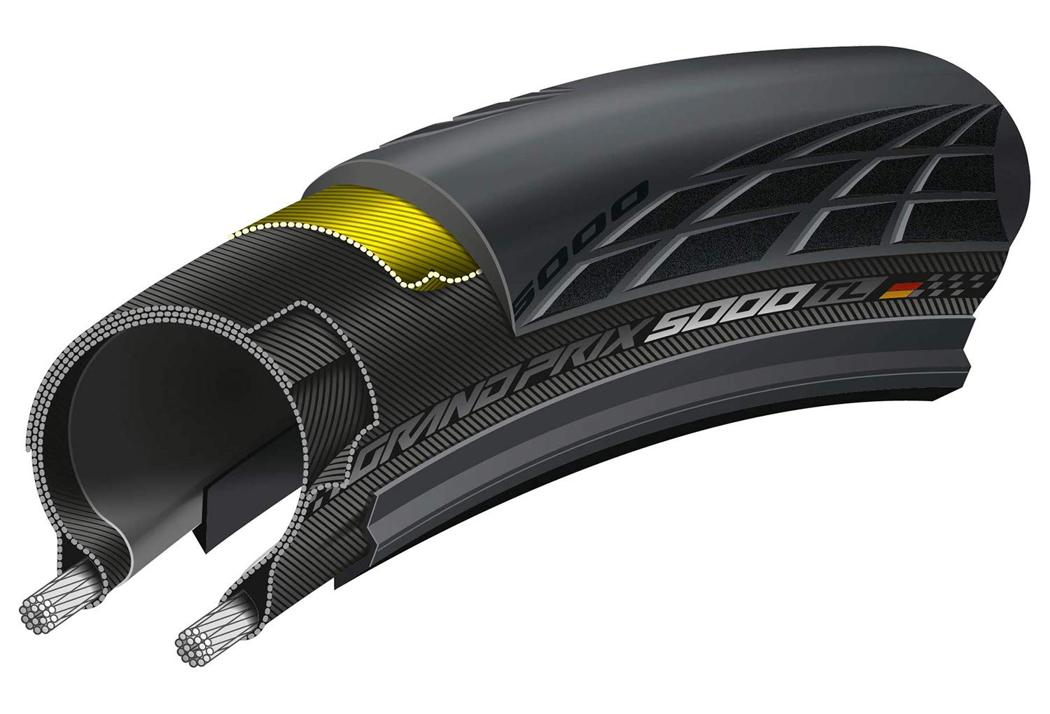 Amazon | コンチネンタル(Continental) グランプリ5000 チューブレス