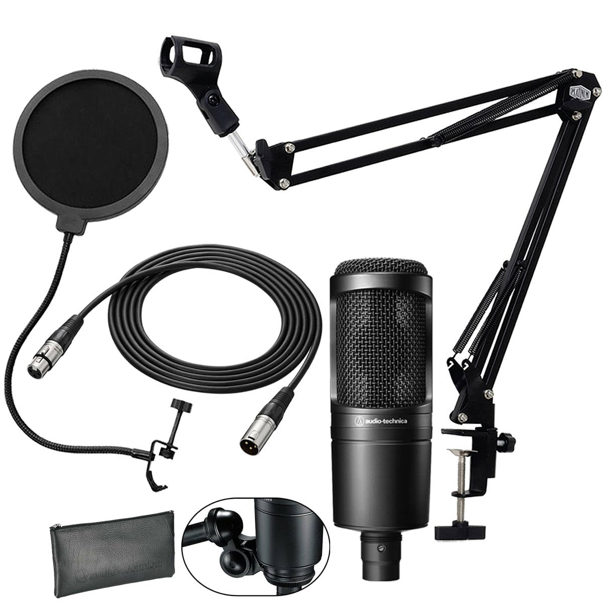 Amazon.co.jp: AT2020(新仕様) コンデンサーマイク 安心スターティング