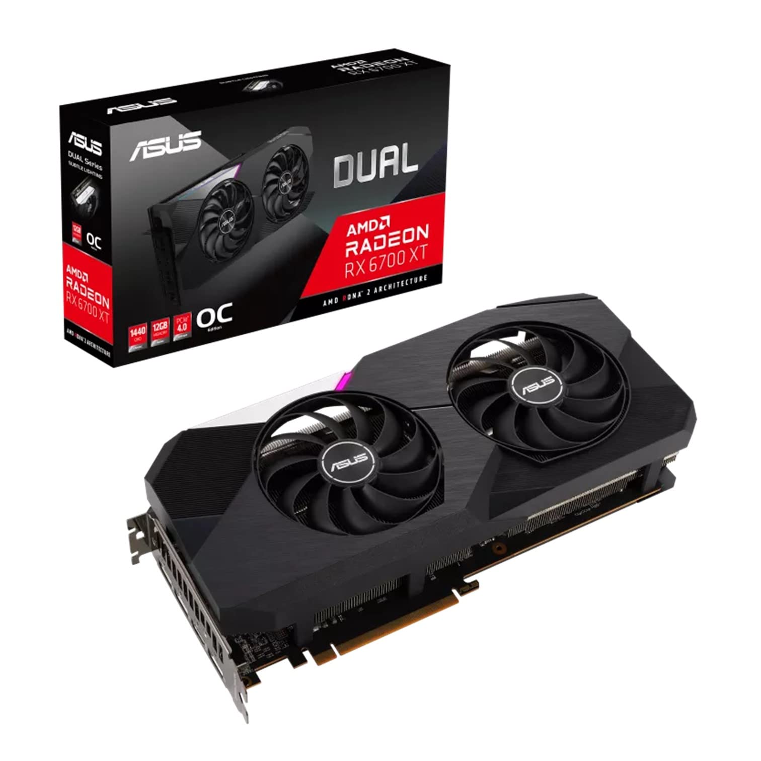 Amazon | ASUS Dual Radeon RX 6700 XT 搭載ビデオカード OC edition