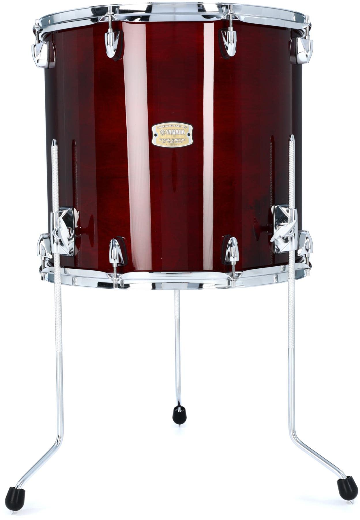 Amazon.com: Yamaha Stage Custom Birch 16x15 Floor Tom, Cranberry