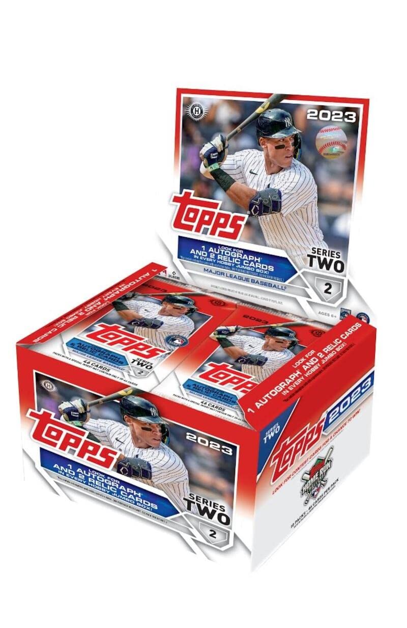 Amazon.co.jp: MLB 2023 Topps Series2 Baseball Card Hobby Jumbo Box