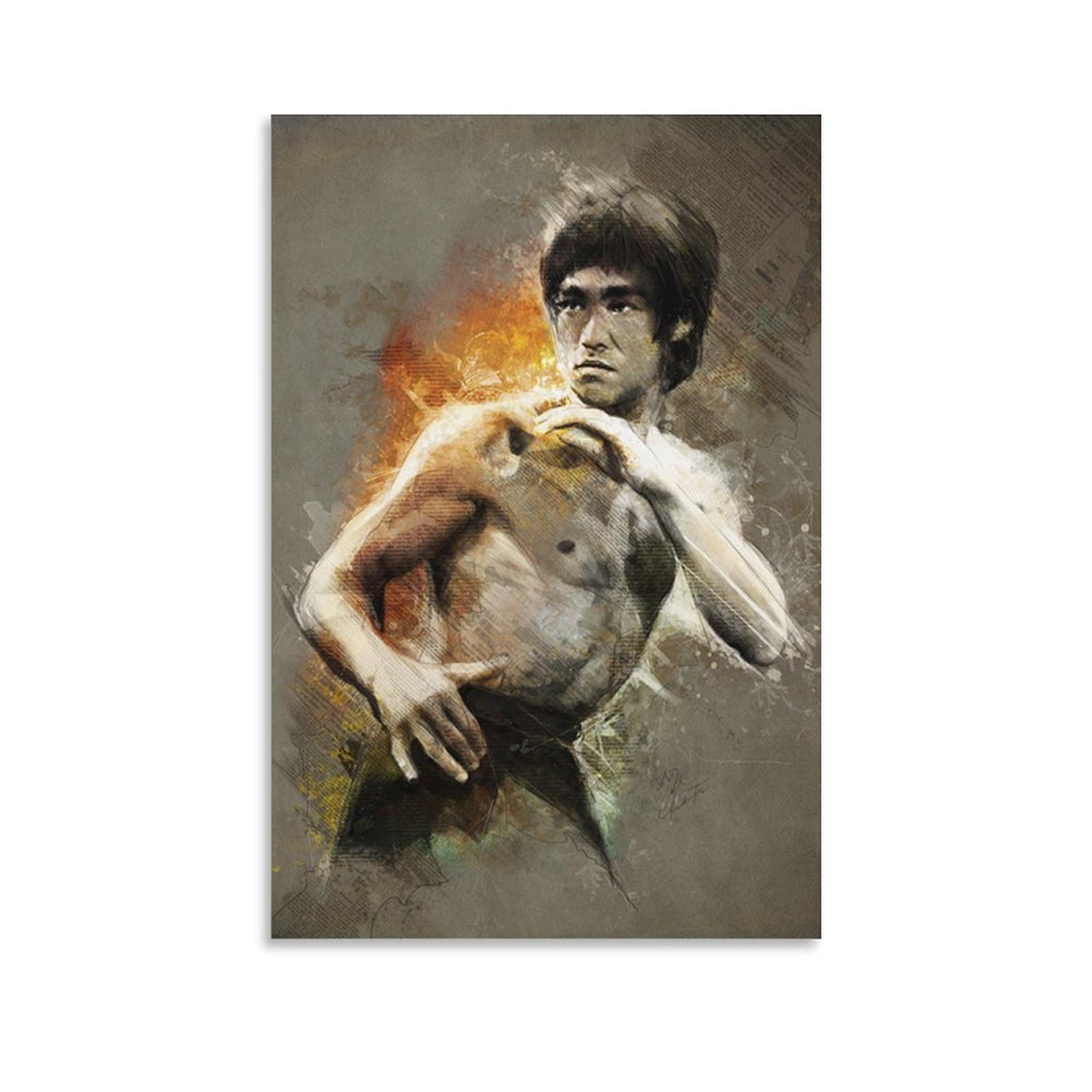 Amazon.co.jp: ブルースリーポスターブルース・リーのアートポスター
