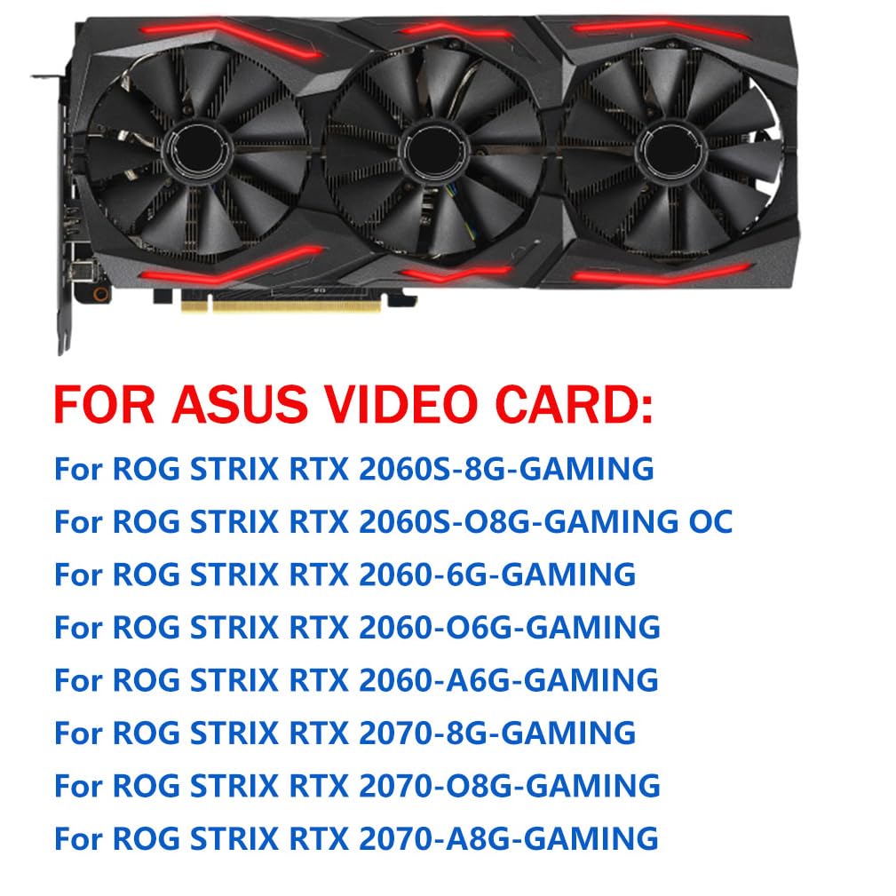 Amazon.com: Graphics Card Cooling Fan Replacement for ASUS ROG