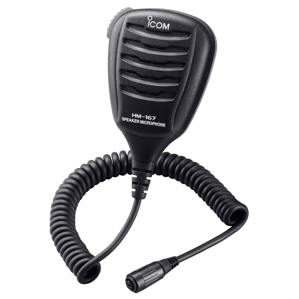 Amazon.com: ICOM HM167 Waterproof Speaker Microphone For ICMM7201