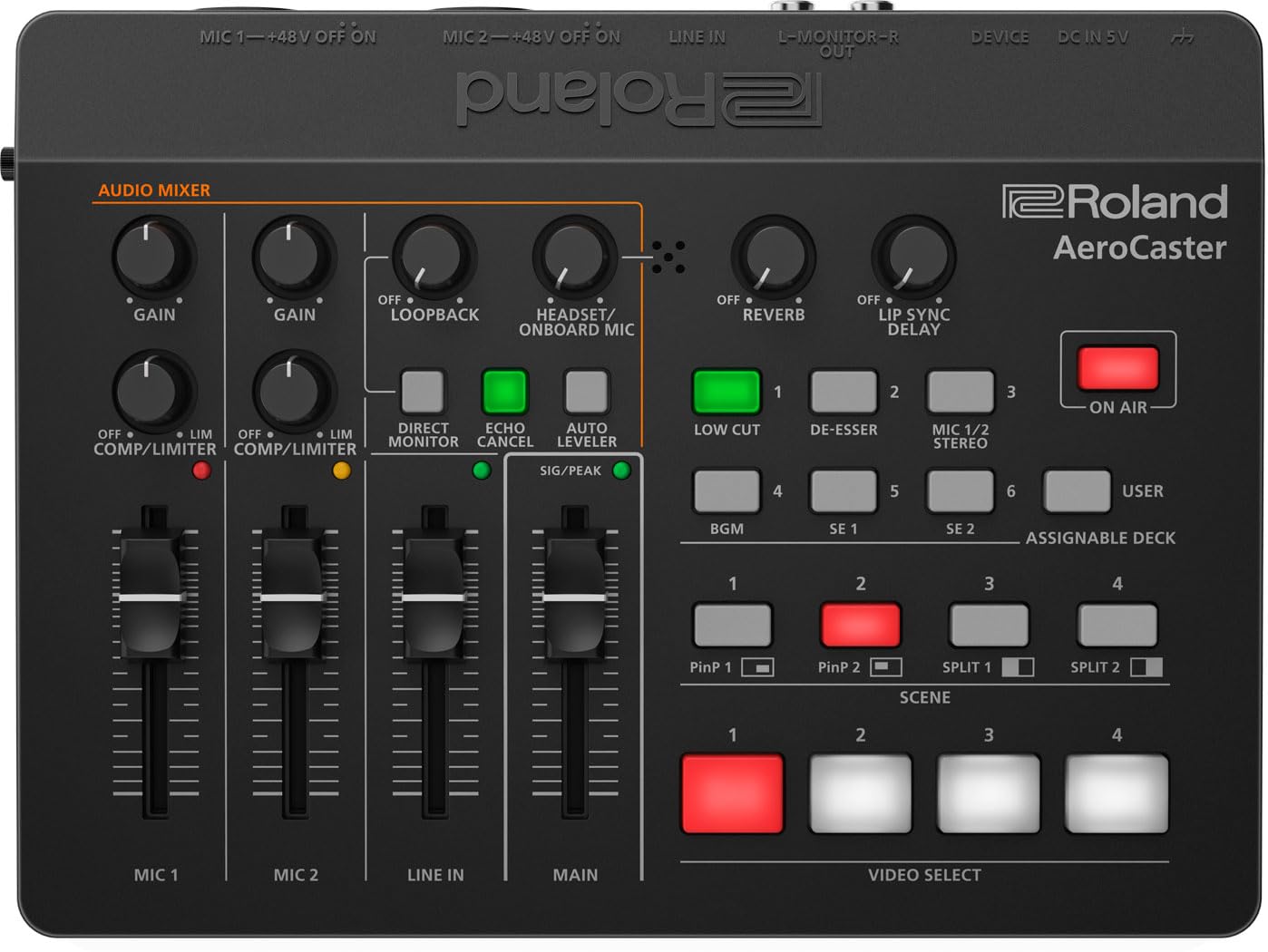 Amazon.co.jp: Roland ローランド Aero Caster VRC-01 本格的な録画や