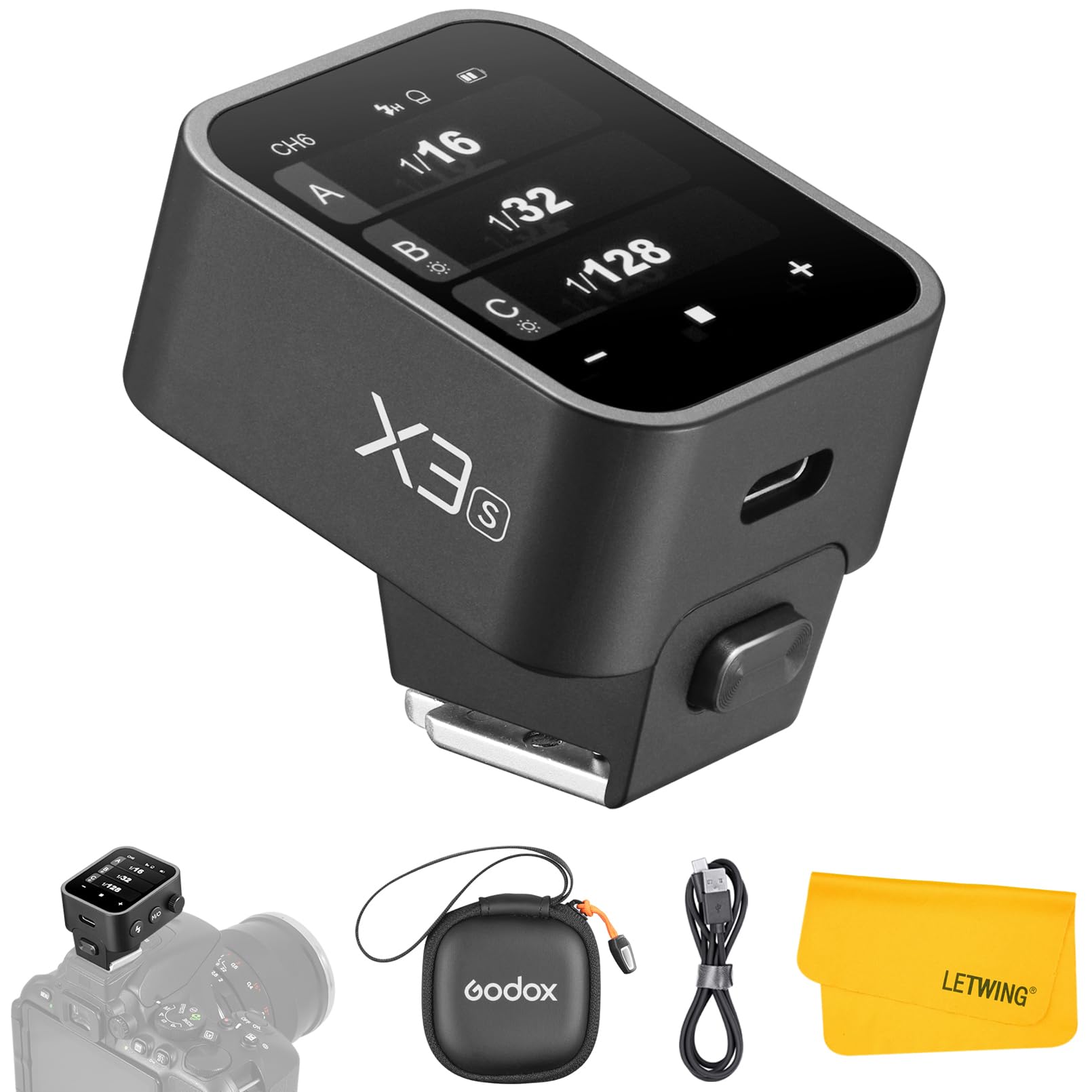 Amazon.com : Godox X3S X3-S TTL Wireless Flash Trigger for Sony