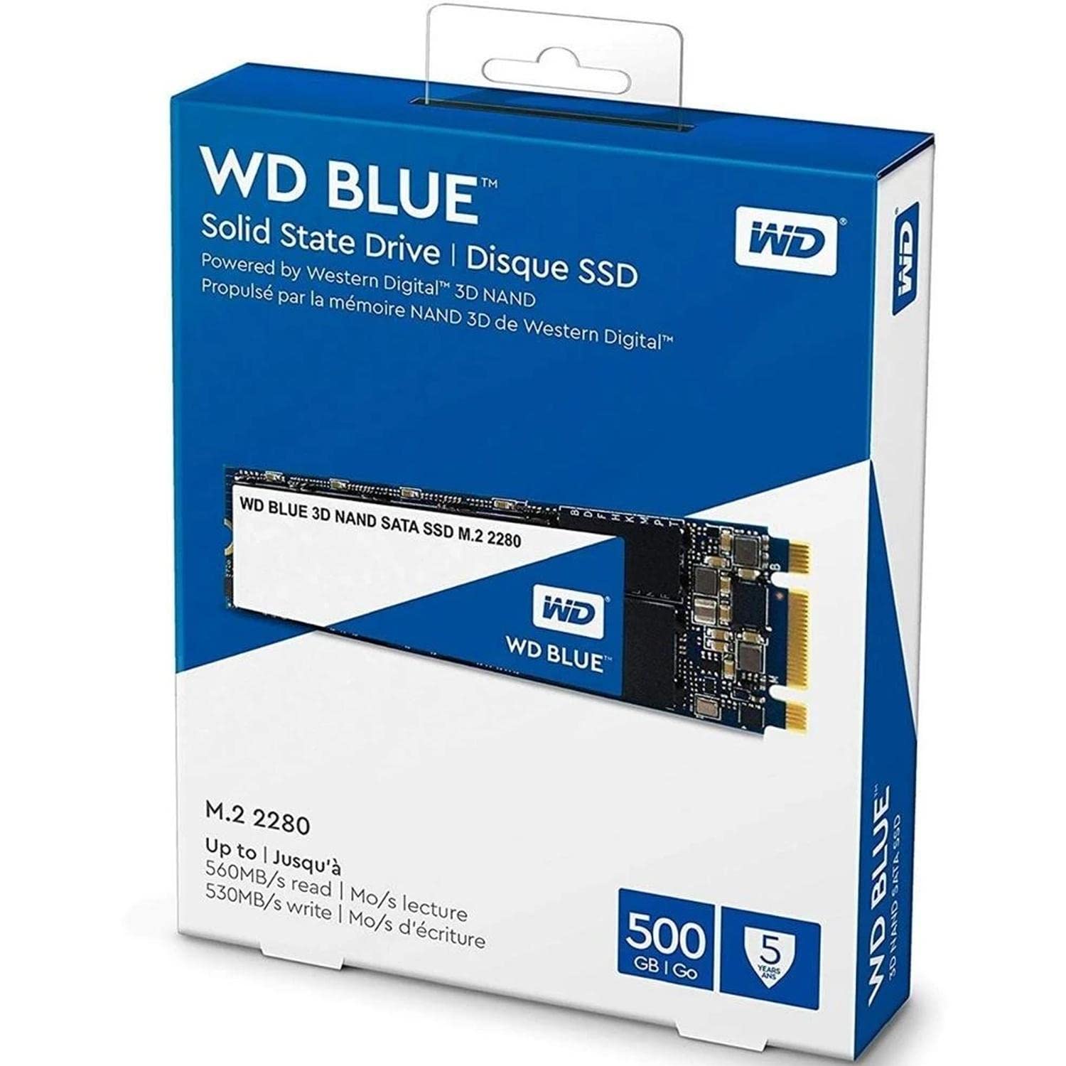 Amazon.com: Western Digital 500GB WD Blue 3D NAND Internal PC SSD