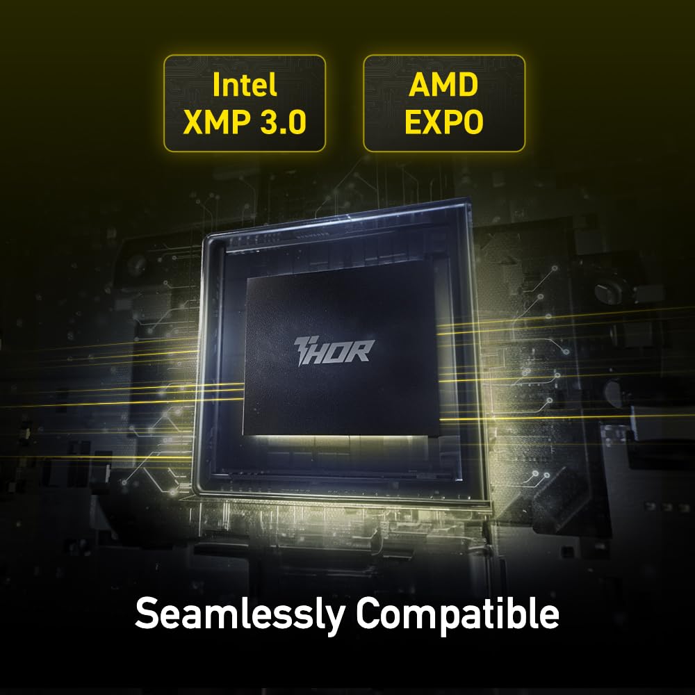 Amazon.co.jp: Lexar 32GB (2x16GB) THOR OC DDR5 RAM 6000MT/s CL32