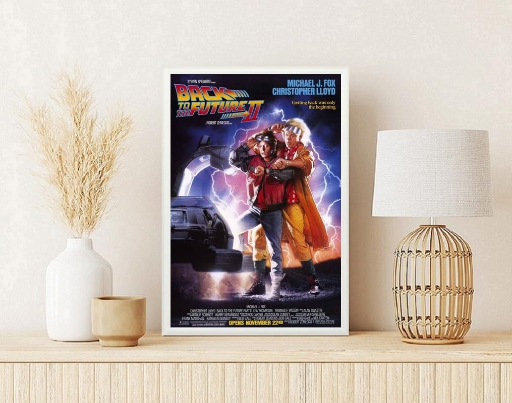 Amazon.co.jp: 【フレーム付-白-】映画ポスター バック