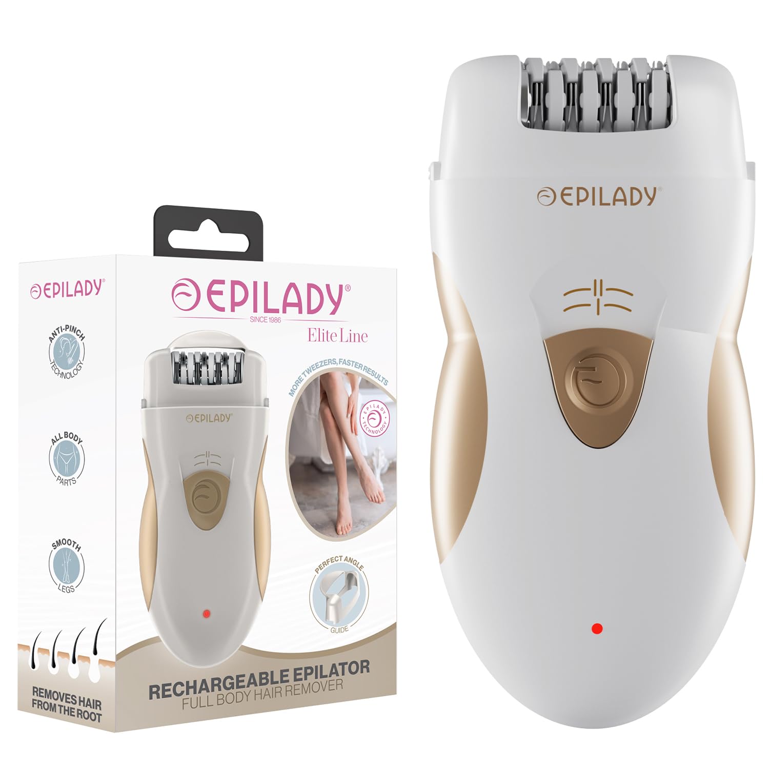 Amazon.com: Epilady Legend 5 Rechargeable Cordless Epilator for