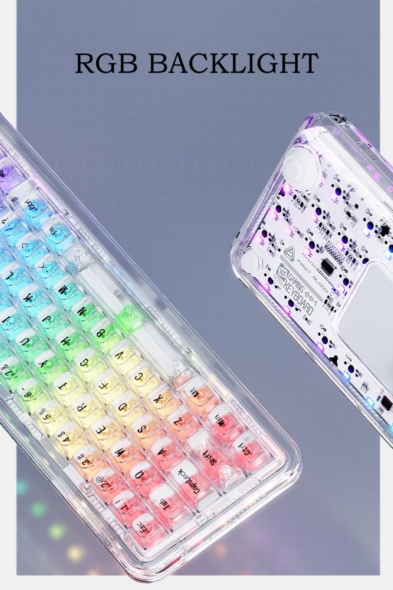 Amazon.co.jp: FIRSTBLOOD Only GAME.B67 67キーアクリル透明トリプル