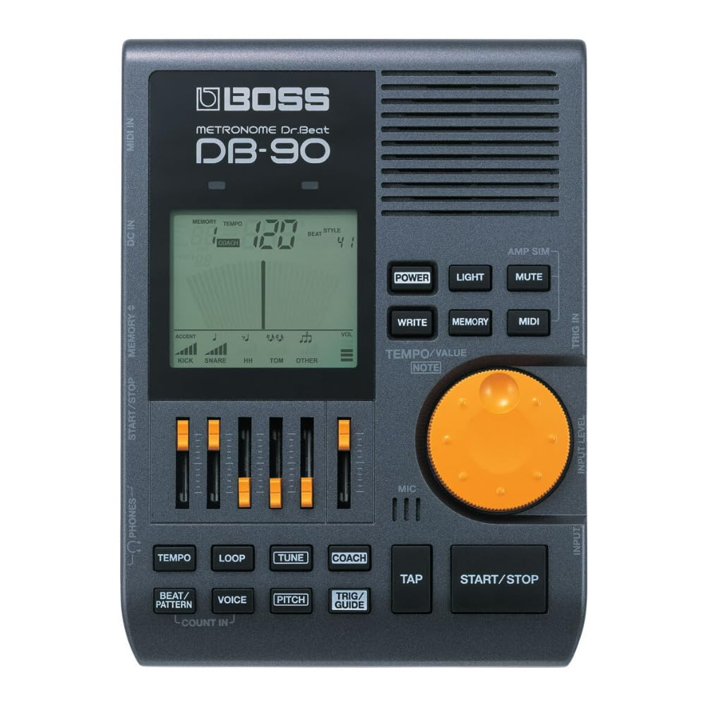 Amazon.com: BOSS DB-90 Dr. Beat Portable Metronome (DB-90), BLACK