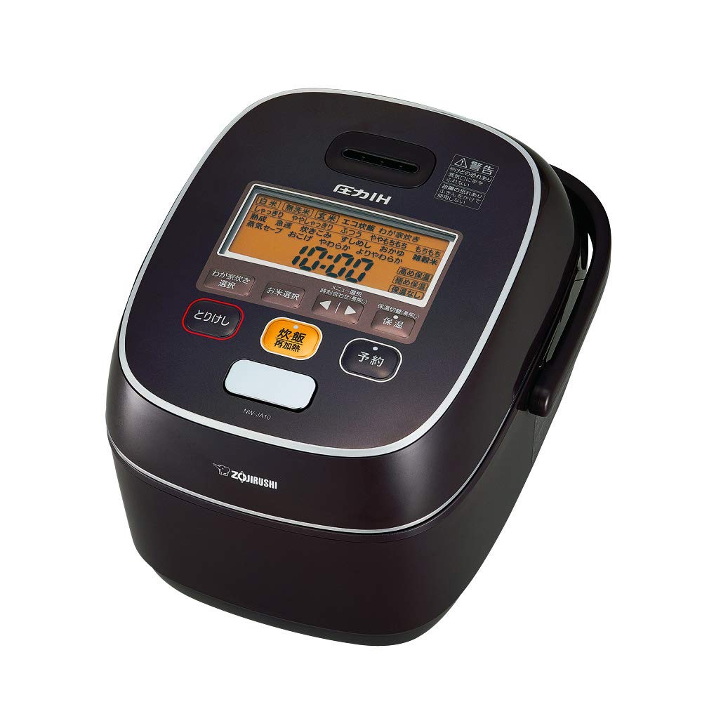 Amazon | 象印マホービン 炊飯器 5.5合 ブラウン NW-JA10-TA | 象印