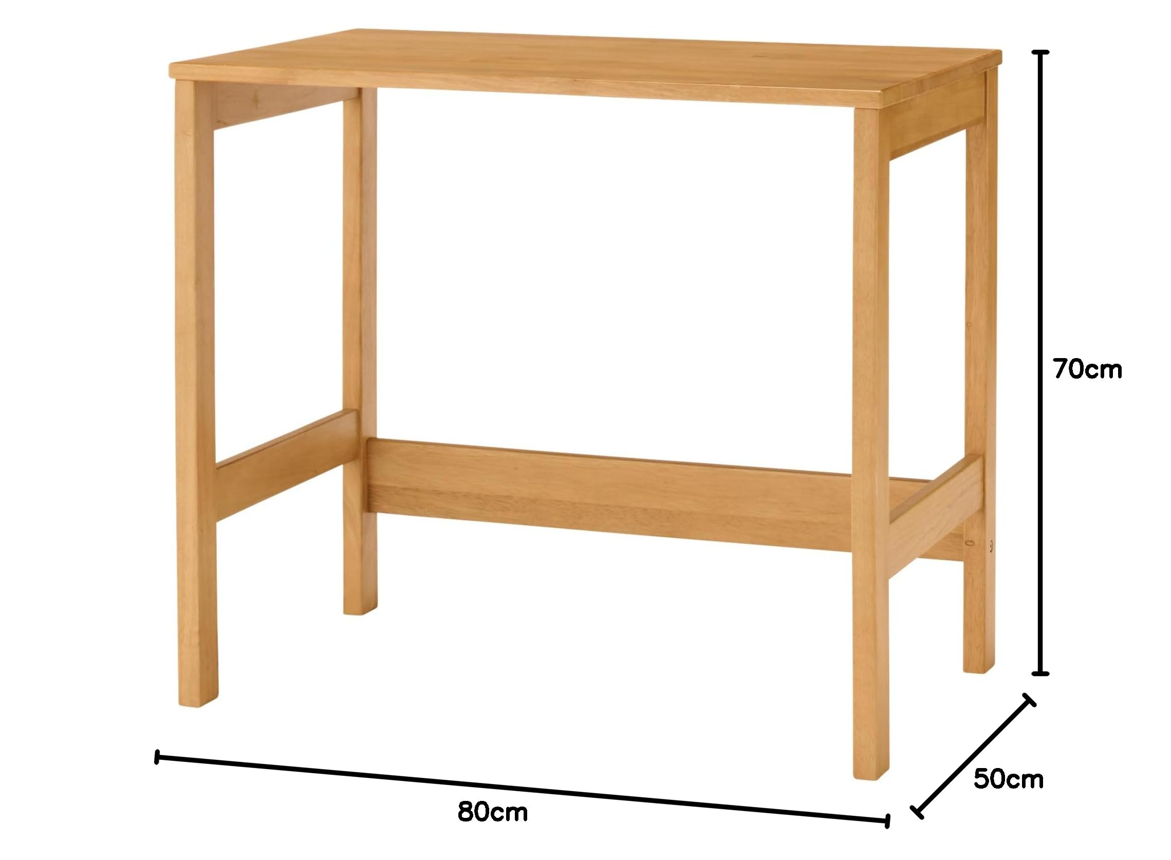 Amazon.co.jp: 無印良品 木製コンパクトデスク 幅80×奥行50×高さ70cm