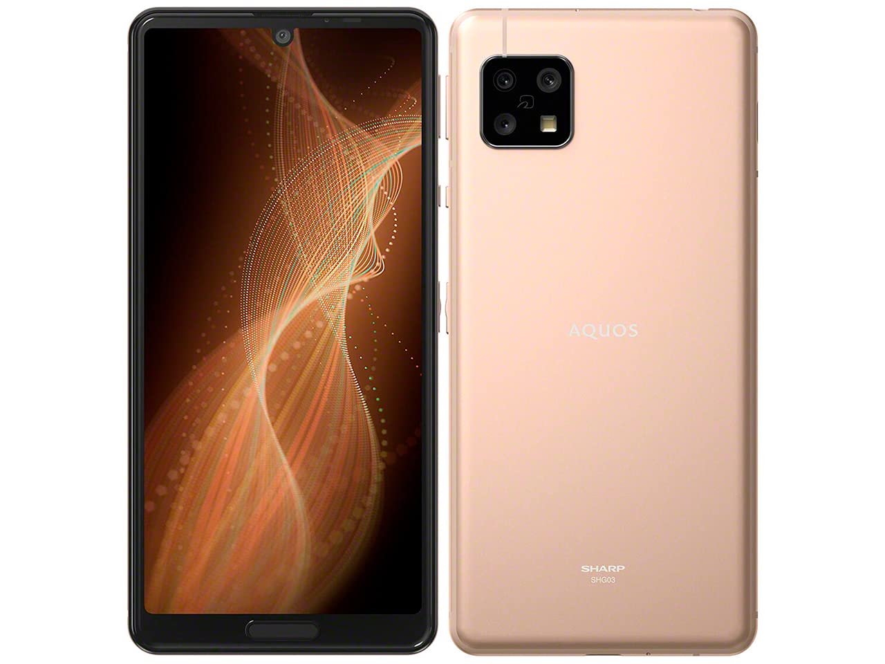 Amazon | SHARP AQUOS sense5G 64GB ライトカッパー SHG03 SIMフリー