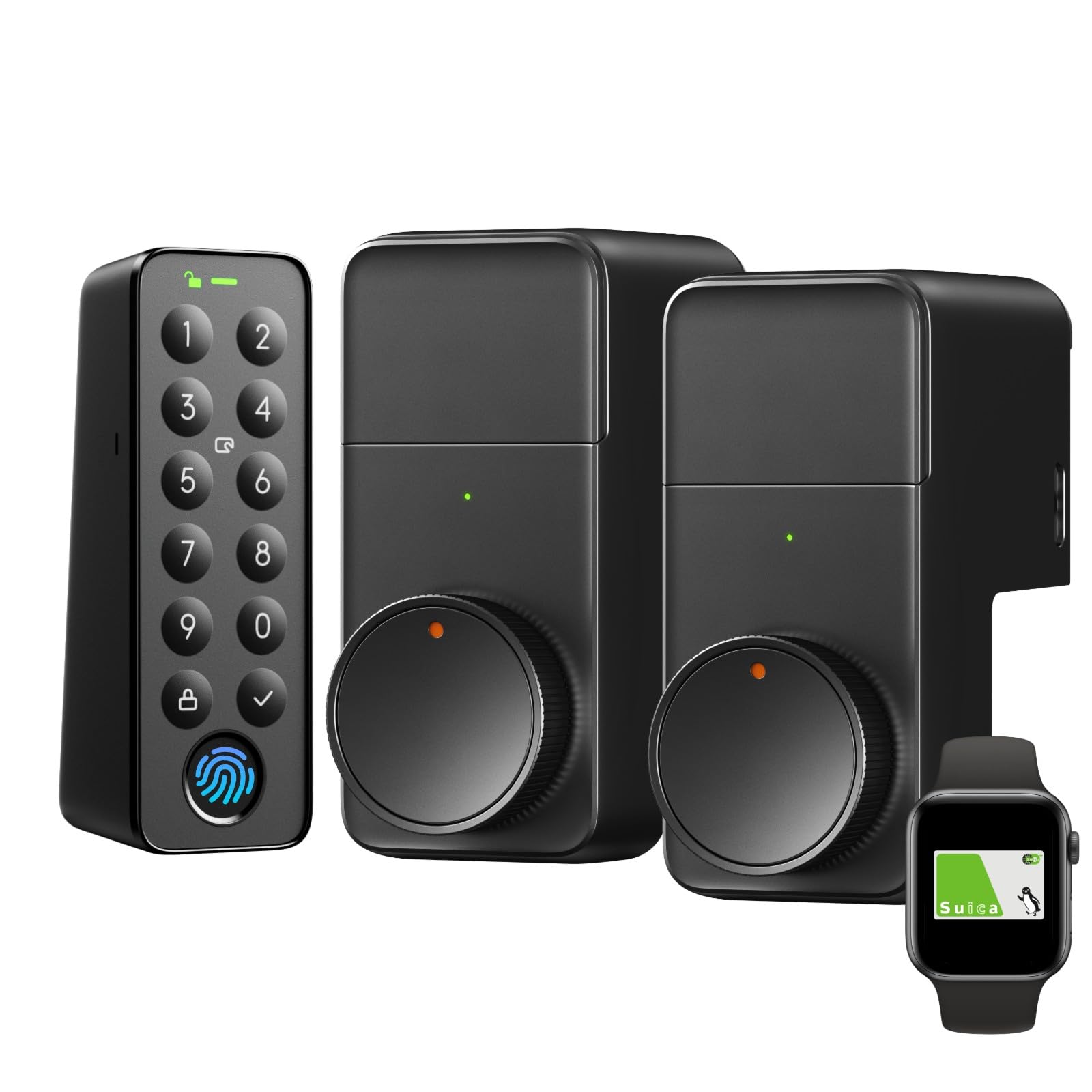 Amazon.co.jp: 【1ドア2ロック】SwitchBot ロックプロ 指紋認証パッド