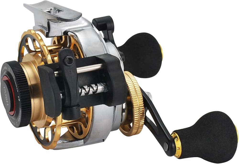 Amazon | fuliji 筏 リール 釣りリール チヌリール ギア比3.6:1 8+1BB