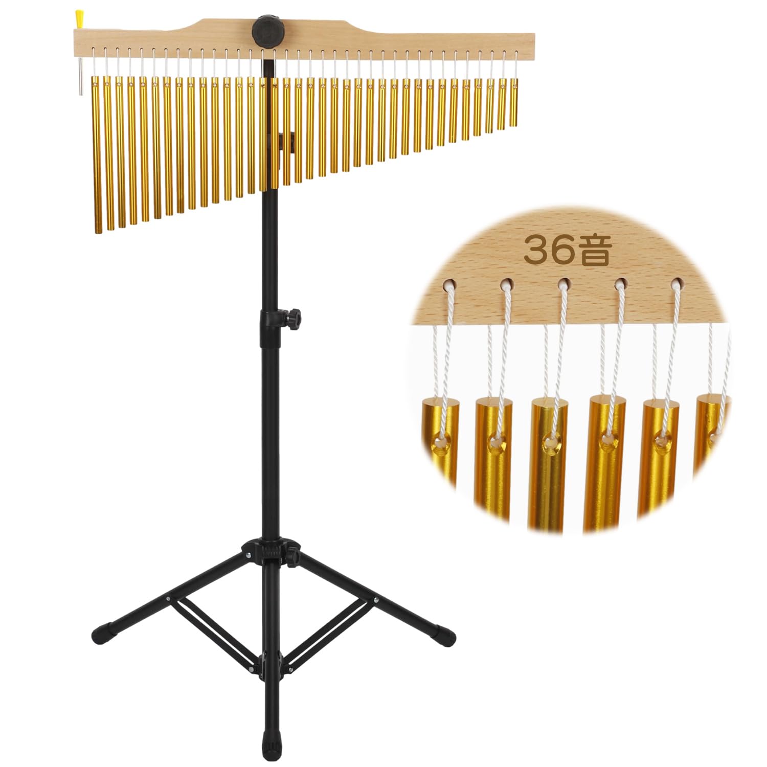 Amazon.co.jp: aleawol ツリーチャイム 36音 ウィンドチャイム 楽器