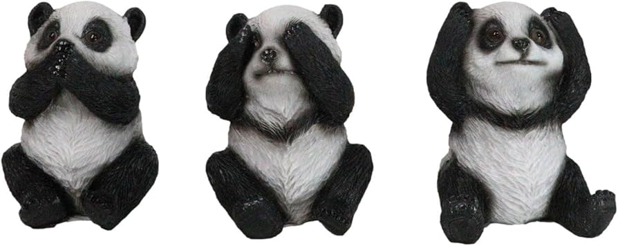 Amazon.com: Ebros Gift Set of 3 See Hear Speak No Evil Whimsical