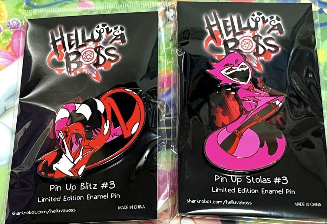 Amazon.co.jp: ヘルヴァボス バレンタイン ブリッツ ストラス ピン