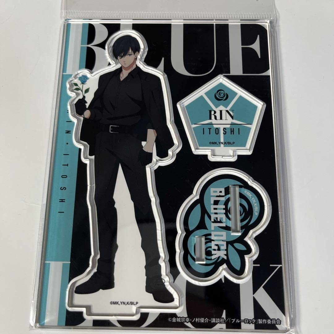 Amazon.co.jp: ブルーロックTSUTAYA 黒スーツ アクリルスタンド 即 糸