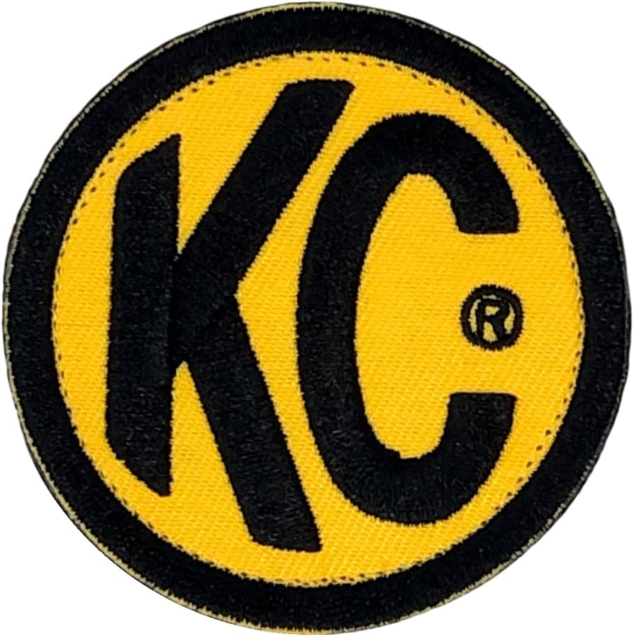Amazon.co.jp: KC HiLiTES KC Logo Patch - Round - 2.5インチ 1枚