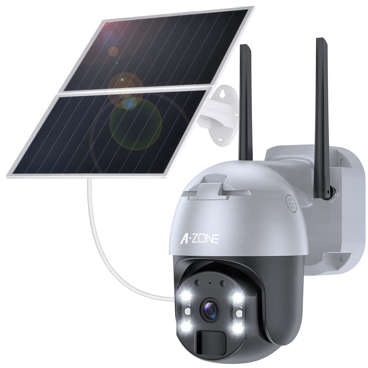 Amazon.co.jp: 【24時間連続録画・ソーラー防犯カメラ】A-ZONE防犯