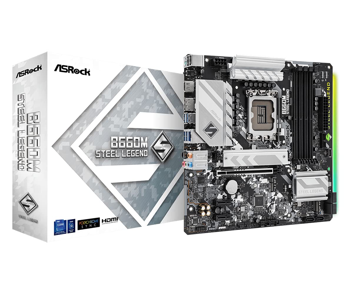 Amazon | ASRock マザーボード B660M Steel Legend Intel B660
